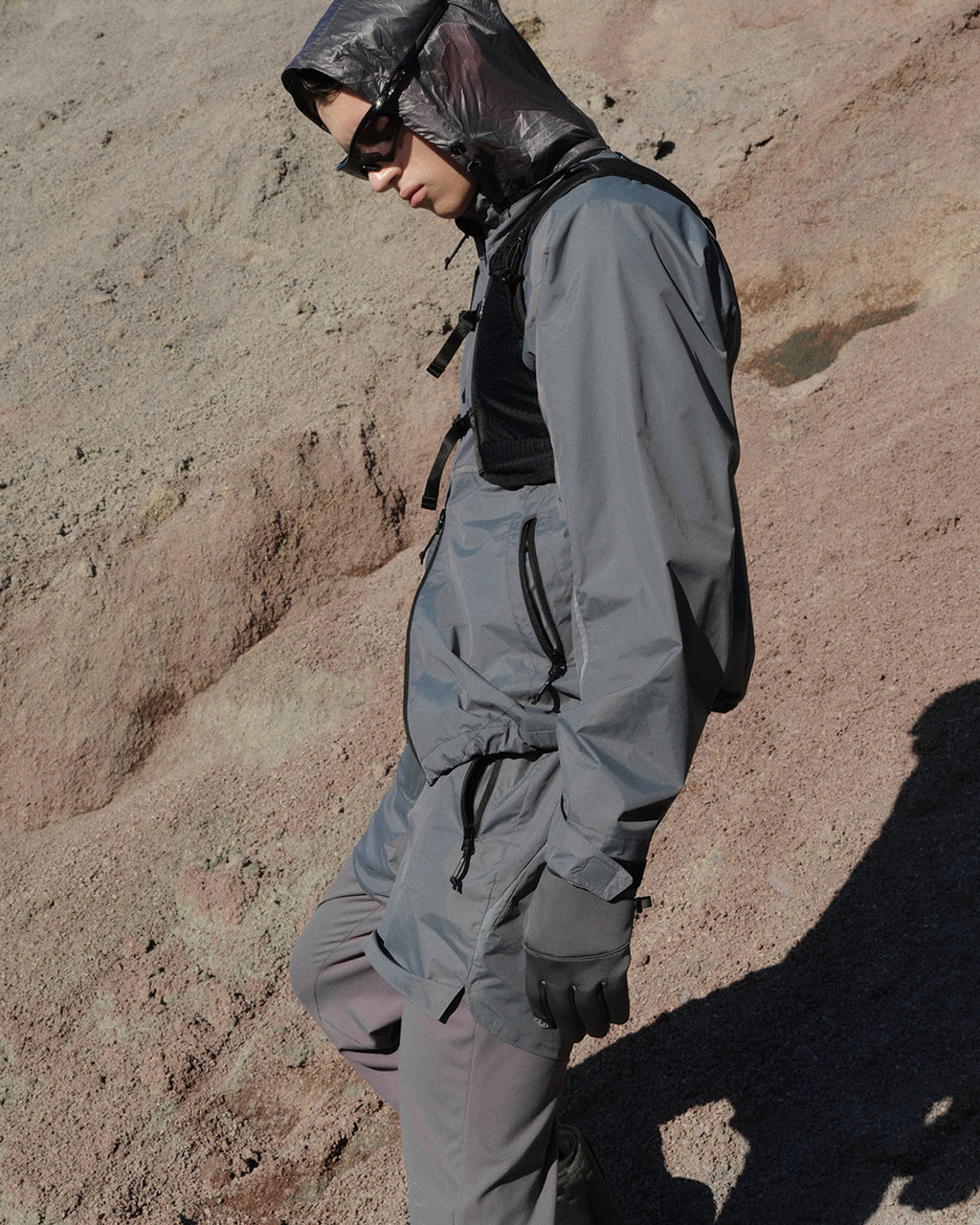 Eastlogue - Serpentine Airy Jacket (Gunmetal) product image 5 | TRAB K-Fashion Australia