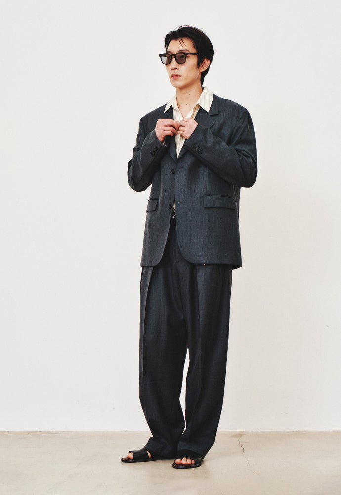 Art if acts - 2 Button Wool Blazer (Charcoal) product image 5 | TRAB K-Fashion Australia