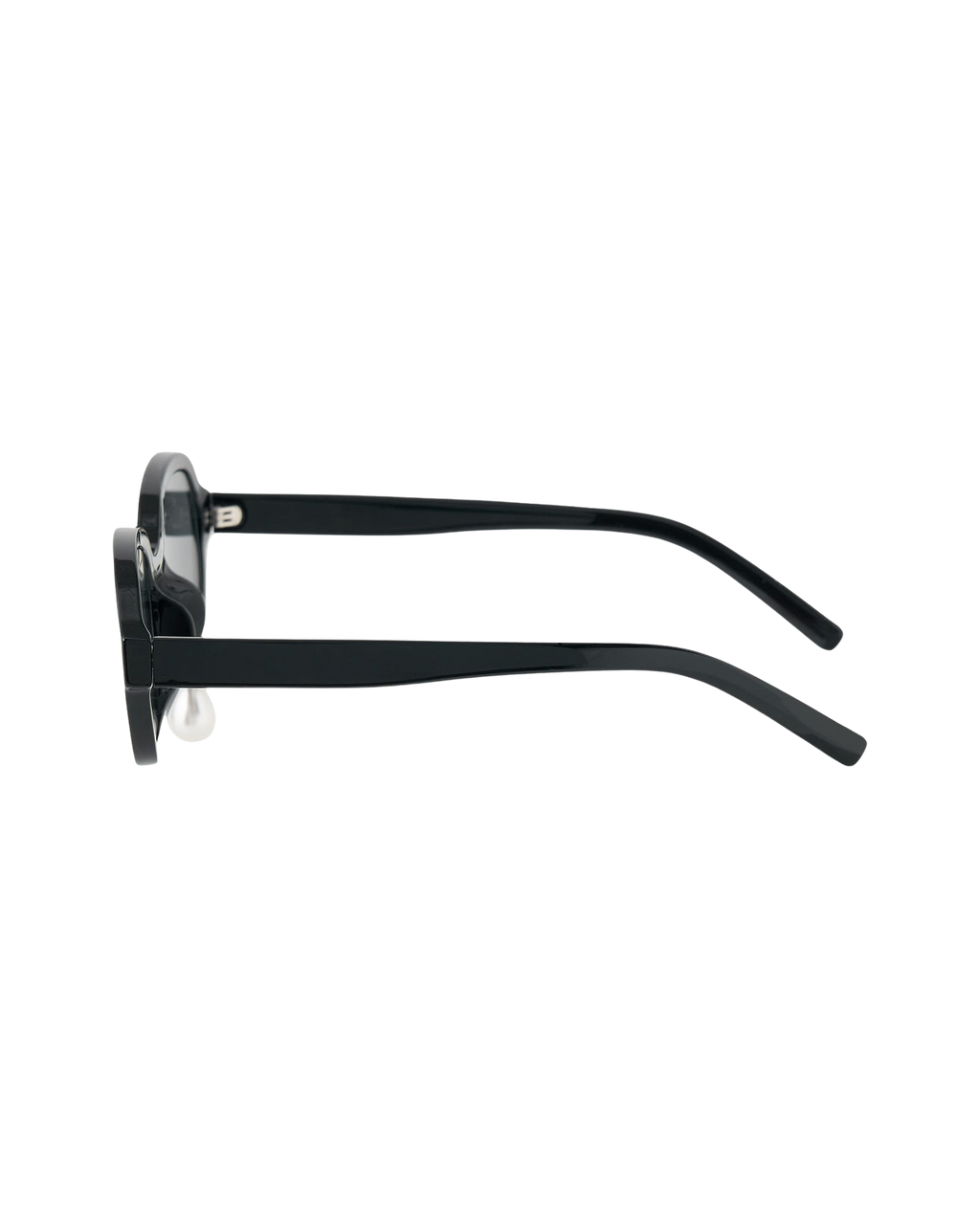 Kimhe Kim - Pearl Tear Round Sunglasses (Black) product image 10 | TRAB K-Fashion Australia