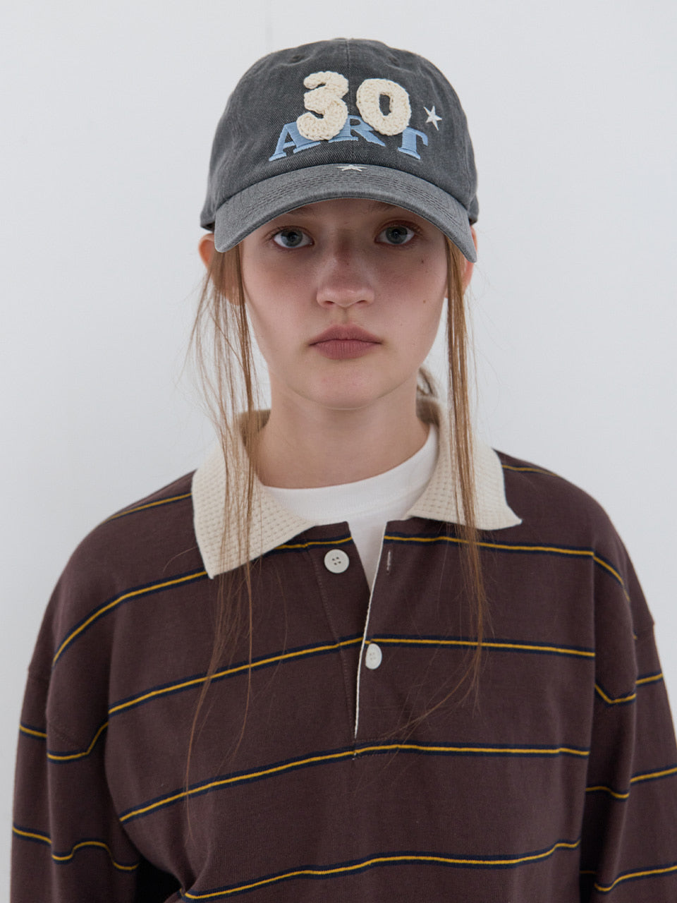Kijun - Art 30 Cap (Charcoal) product image 7 | TRAB K-Fashion Australia