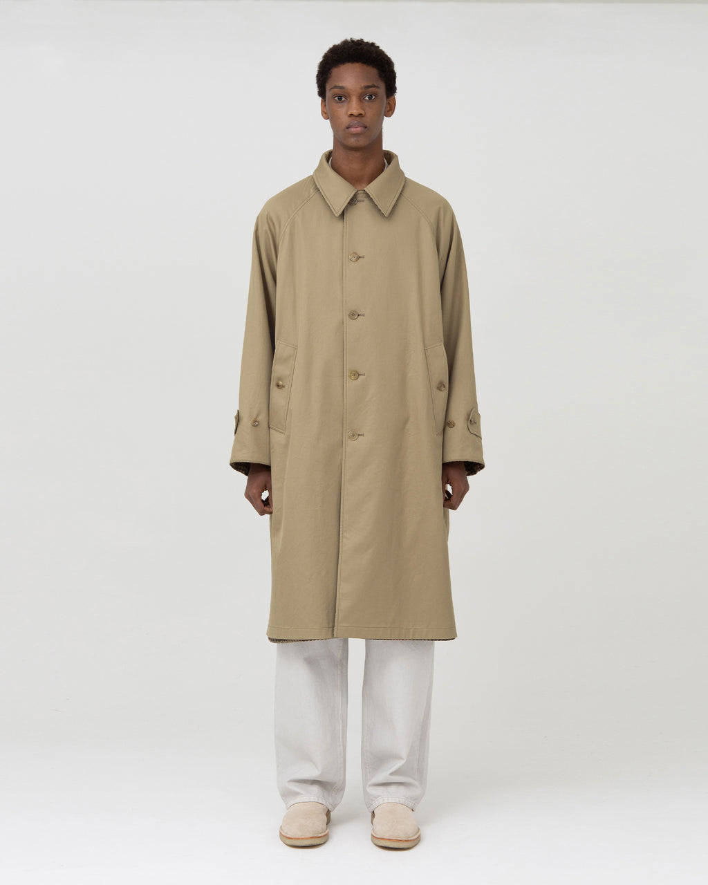 Brownyard - Reversible Balmacaan Coat (Beige) product image 5 | TRAB K-Fashion Australia