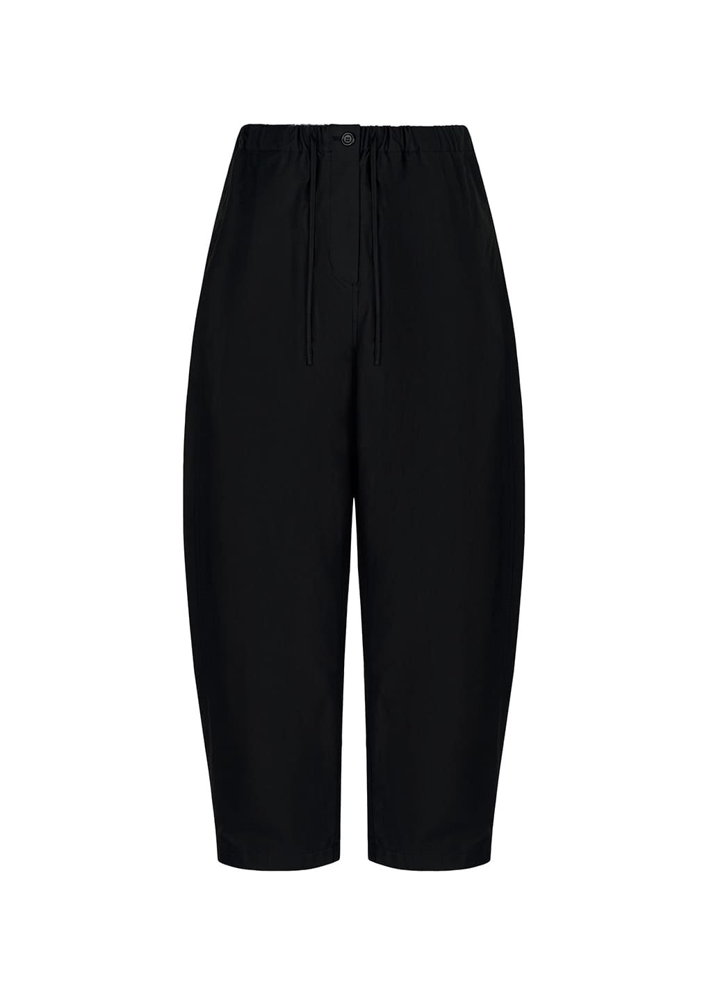 Amomento - drawstring curved pants (Black) product image 2 | TRAB K-Fashion Australia
