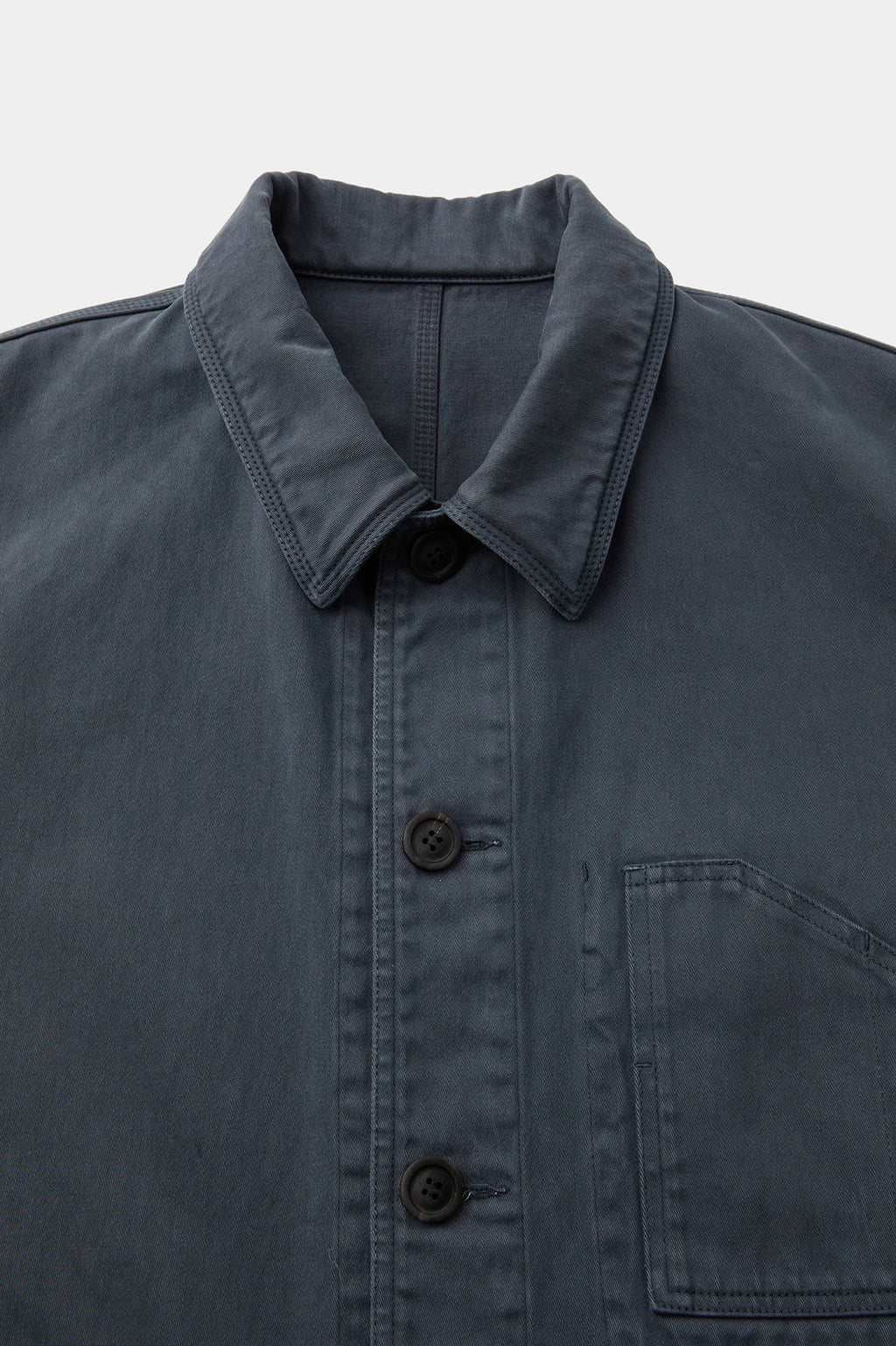 Coor - Dyed Moleskin Chore Jacket (Grayish Blue) product image 5 | TRAB K-Fashion Australia
