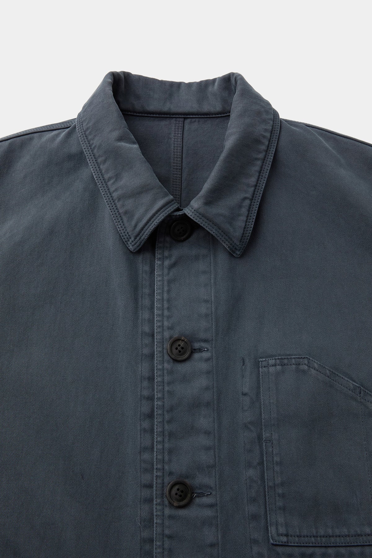 Coor - Dyed Moleskin Chore Jacket (Grayish Blue) product image 5 | TRAB K-Fashion Australia