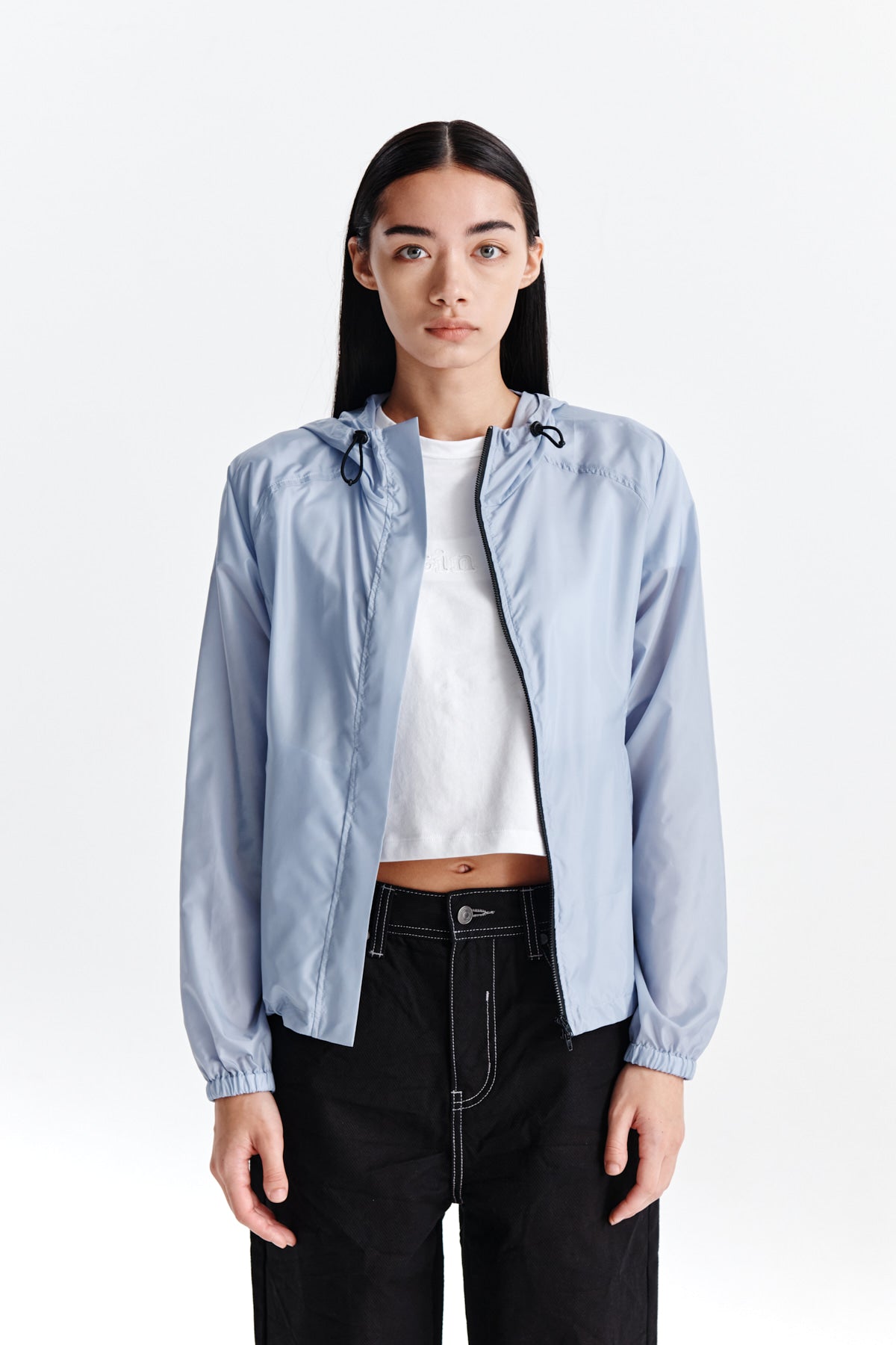 Matin Kim - Light Hoody Windbreaker (Blue) product image 5 | TRAB K-Fashion Australia