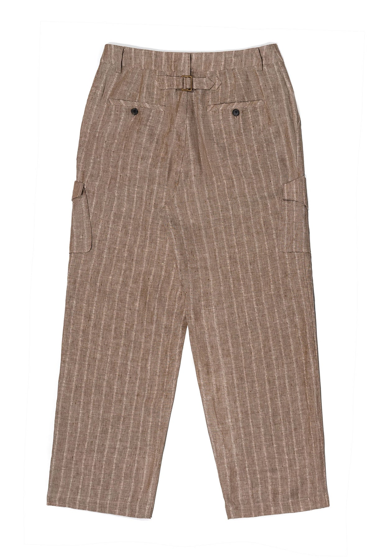 Ioedle - Linen Cargo Pants (Brown) product image 3 | TRAB K-Fashion Australia