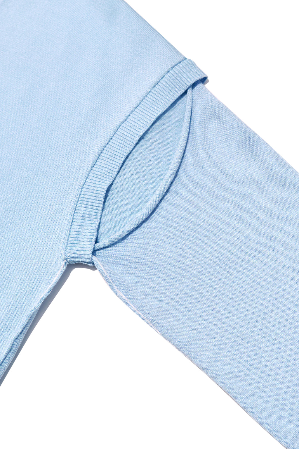 Matin Kim - Slit Detail Button Cardigan (Light Blue) product image 4 | TRAB K-Fashion Australia