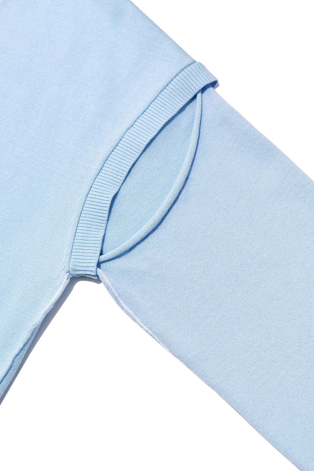 Matin Kim - Slit Detail Button Cardigan (Light Blue) product image 4 | TRAB K-Fashion Australia