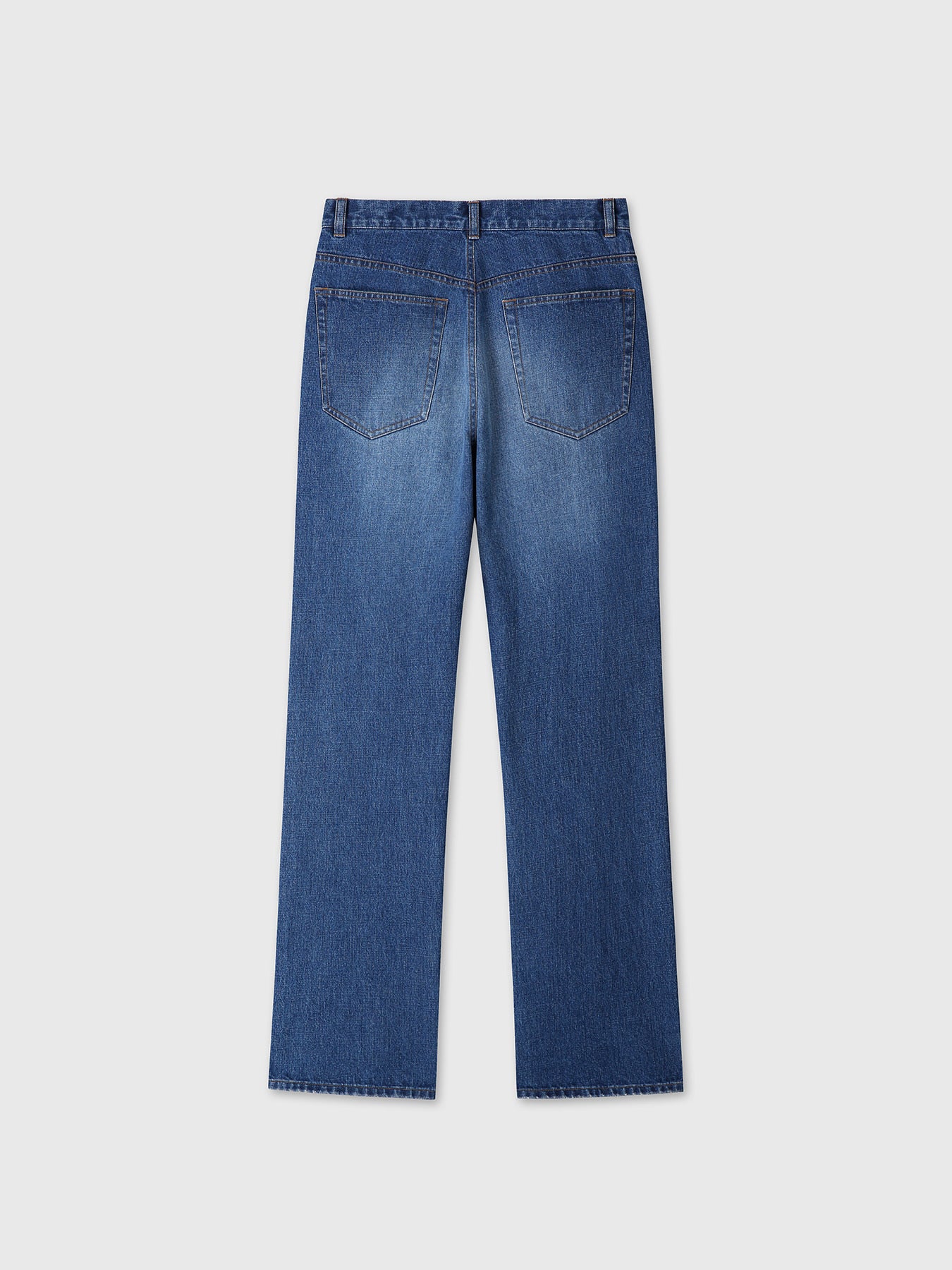 Tonywack - Loose Straight Denim Jeans (Mid Blue) product image 10 | TRAB K-Fashion Australia