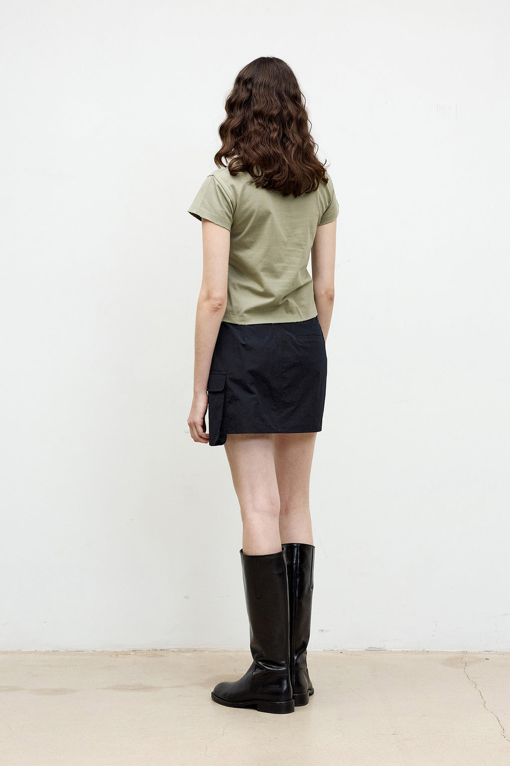 Coor - Patch Pocket Mini Skirt (Navy) product image 4 | TRAB K-Fashion Australia