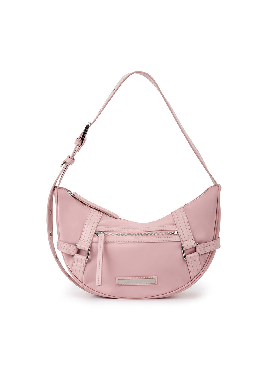 Matin Kim - Fabric Arc Hobo Bag (Light Pink) product image 1 | TRAB K-Fashion Australia