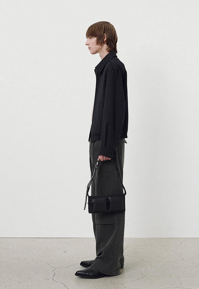 Tonywack - Wool Twill Epaulet Blouson (Midnight) product image 4 | TRAB K-Fashion Australia