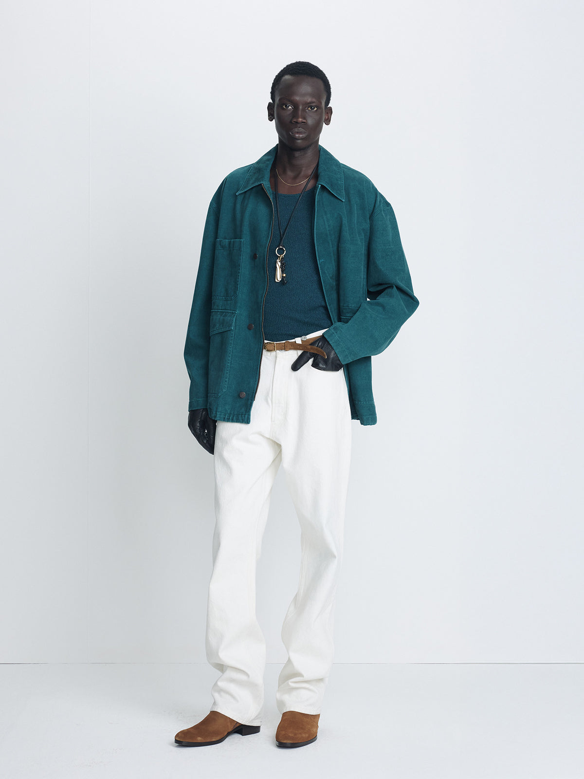 Tonywack - Brushed Cotton Barn Jacket (Green) product image 1 | TRAB K-Fashion Australia