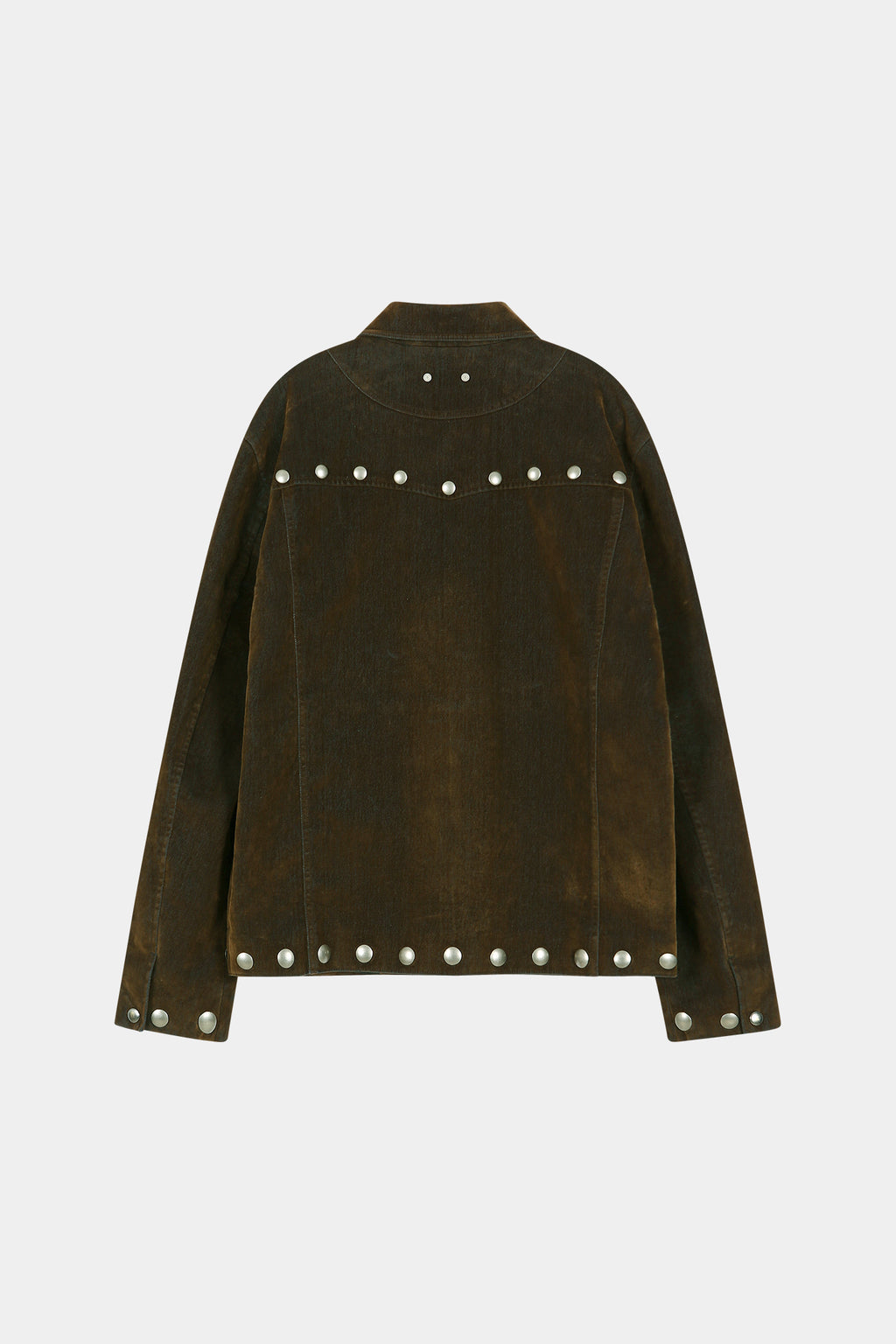 Andersson Bell - Georgia Flock Velvet Jacket (brown) (Brown) product image 12 | TRAB K-Fashion Australia