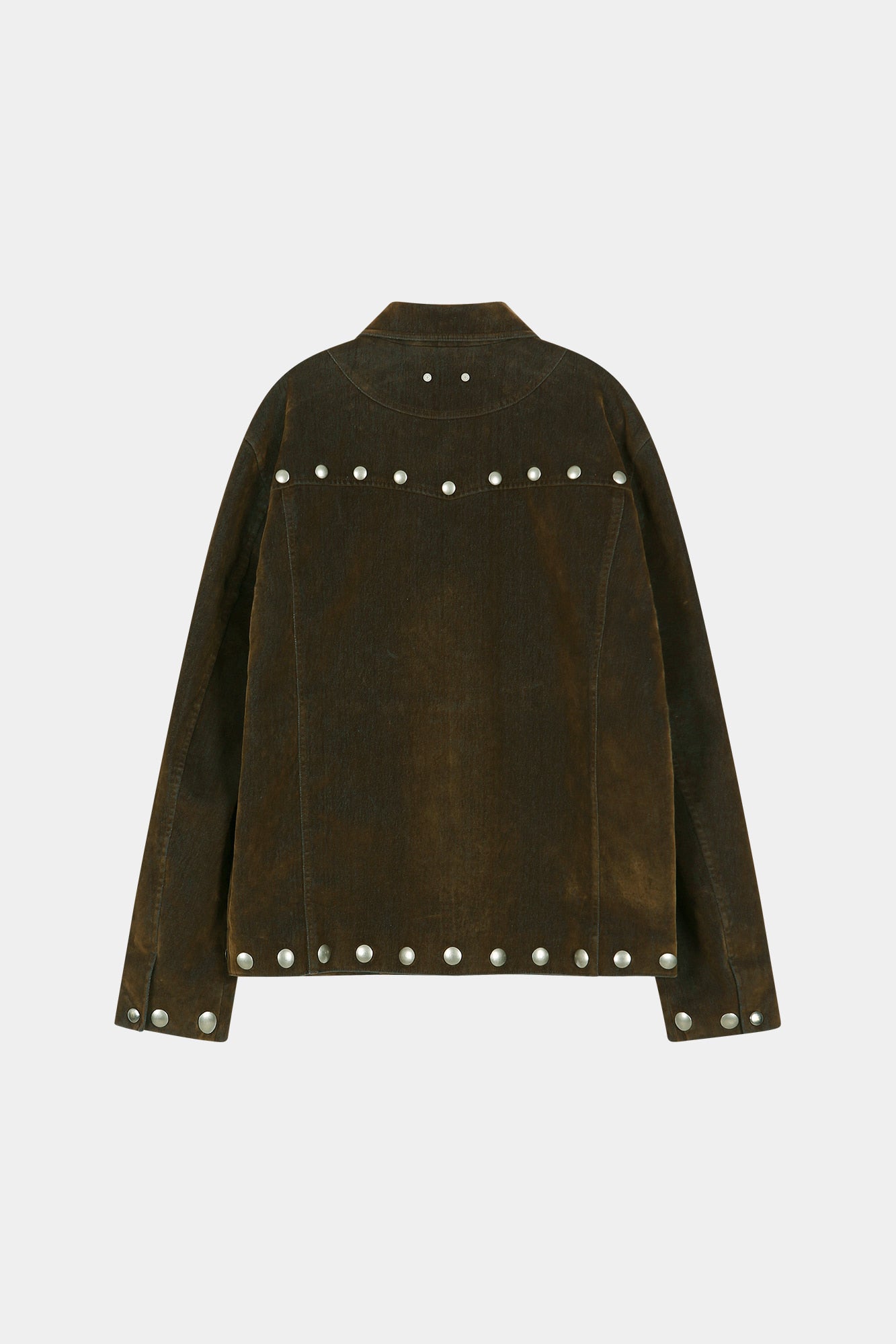 Andersson Bell - Georgia Flock Velvet Jacket (brown) (Brown) product image 12 | TRAB K-Fashion Australia