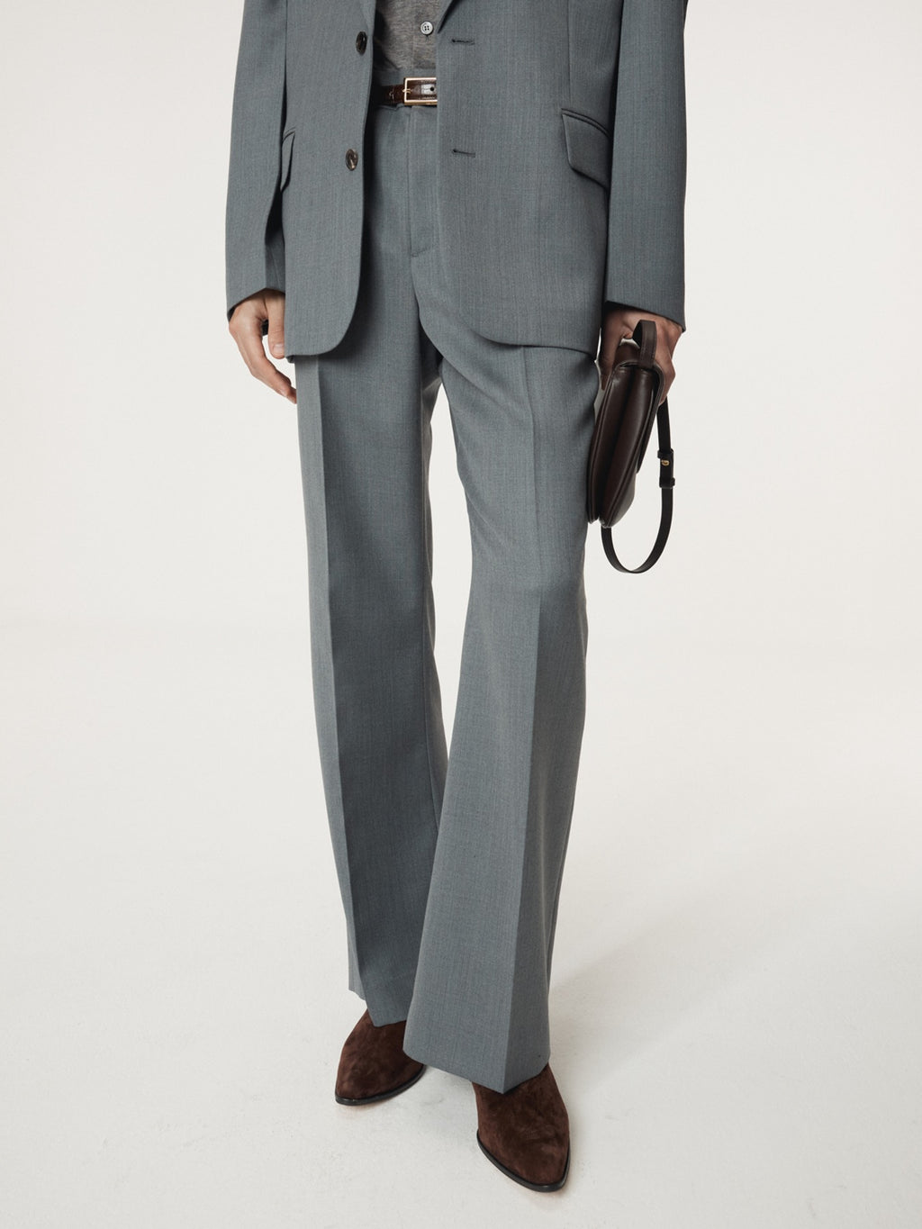 Recto - Rc Signature Flare Pants (Dark Grey) product image 1 | TRAB K-Fashion Australia