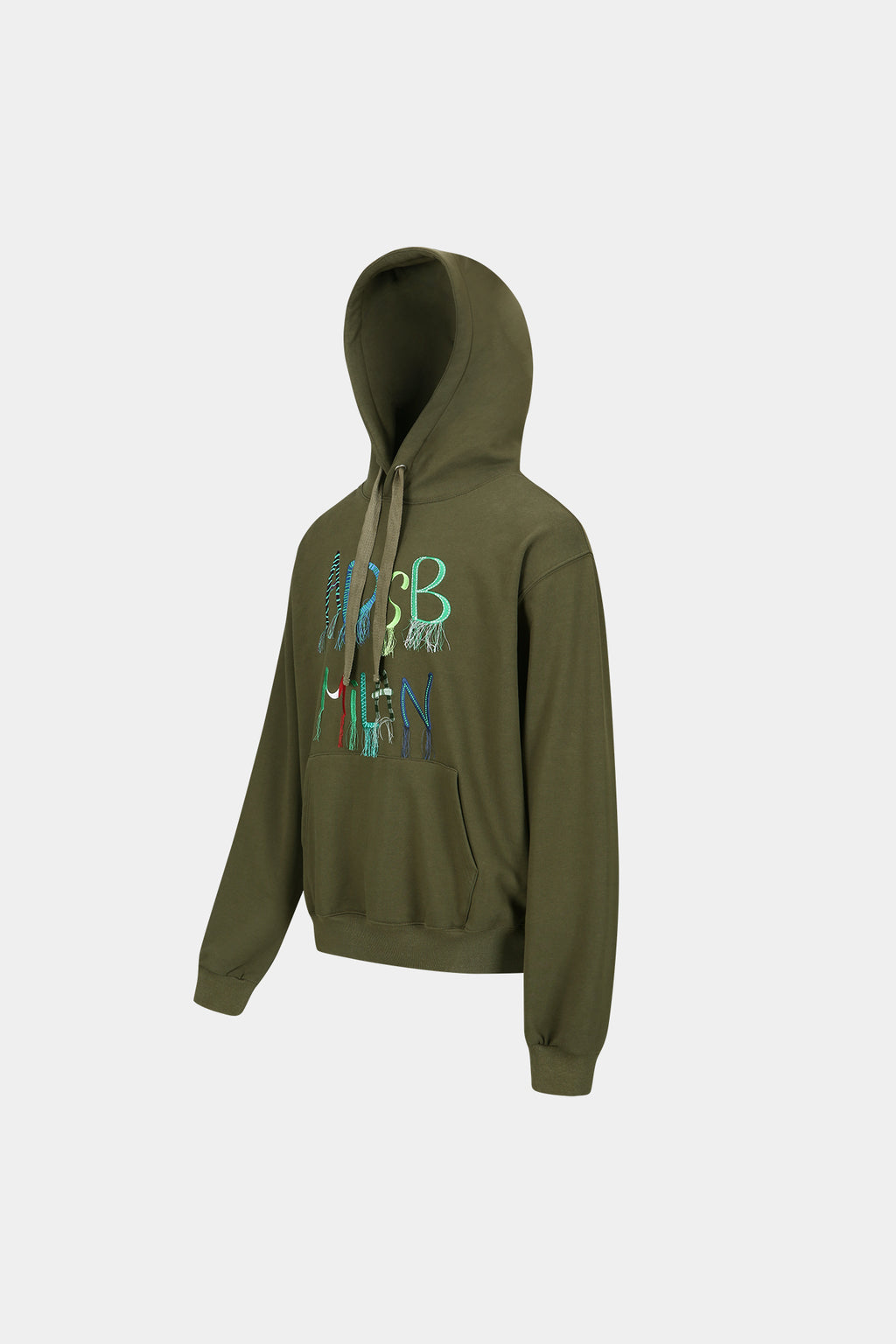 Andersson Bell - (essential) Unisex Adsb Milan Embroidery Hoodie (Khaki) product image 6 | TRAB K-Fashion Australia