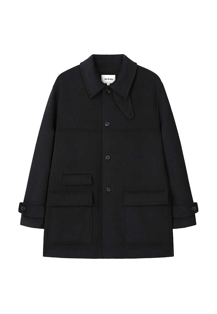 Art if acts - Handmade Car Coat (Black) product image 7 | TRAB K-Fashion Australia