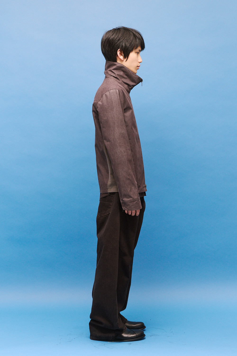Hatchingroom - Funnel Neck Jacket (Brown) product image 8 | TRAB K-Fashion Australia