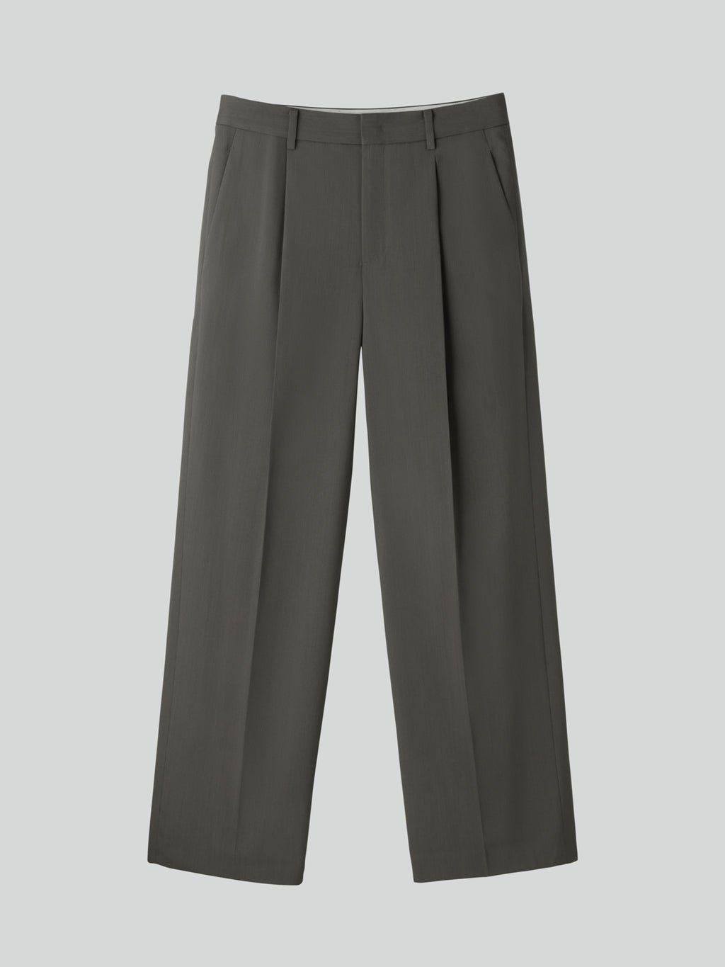 Recto - Tuck Detail Suit Pants (Midnight Grey) product image 8 | TRAB K-Fashion Australia
