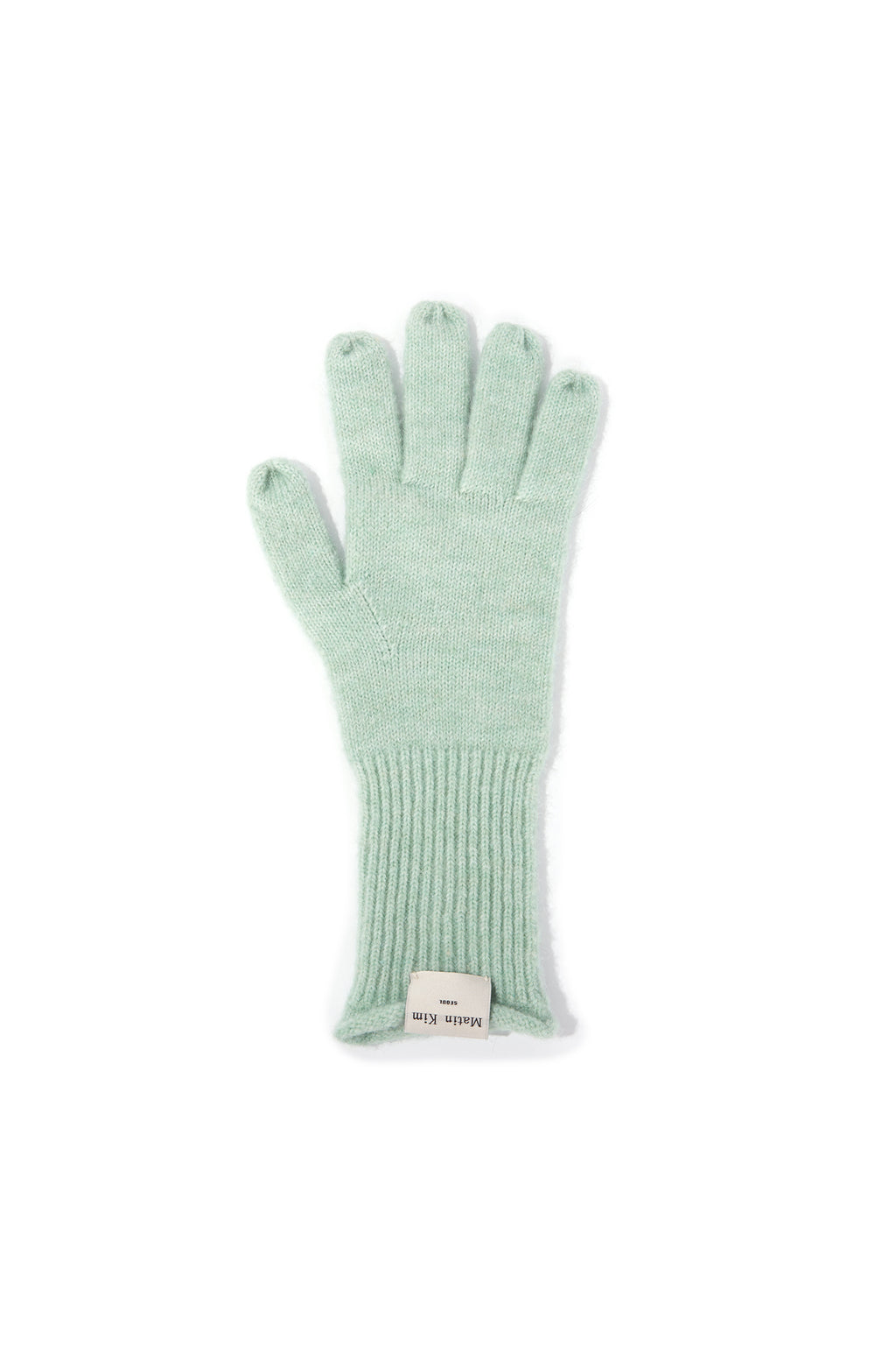 Matin Kim - Finger Hole Knit Gloves (Mint) product image 6 | TRAB K-Fashion Australia