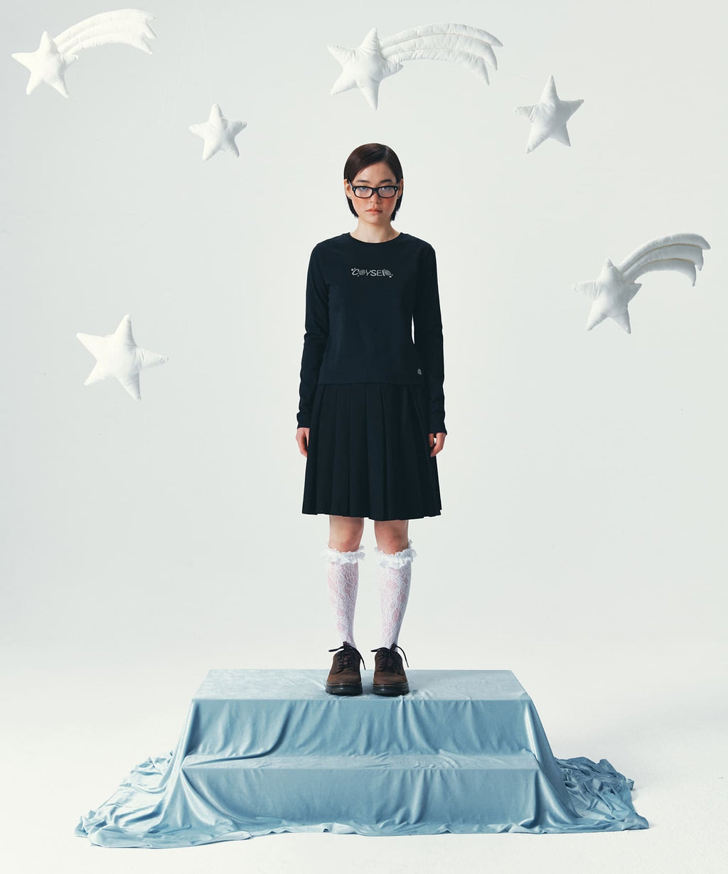 Coyseio - Little Stars Longsleeves (Black) product image 1 | TRAB K-Fashion Australia