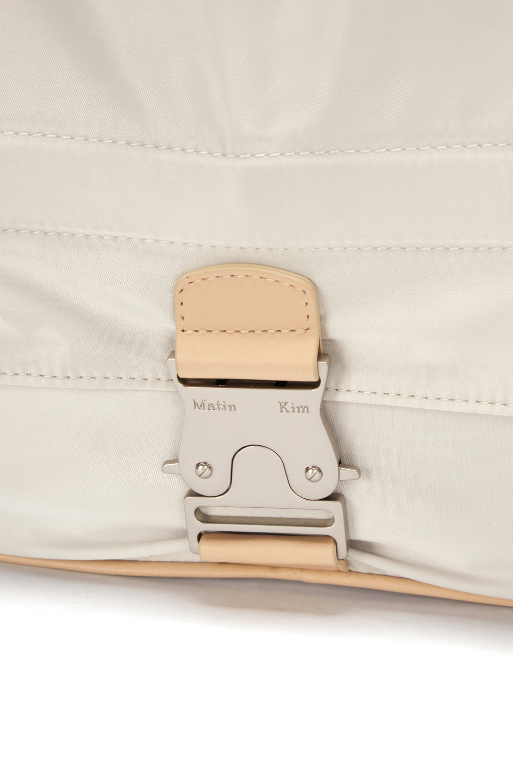 Matin Kim - Big Buckle Bag (White) product image 3 | TRAB K-Fashion Australia