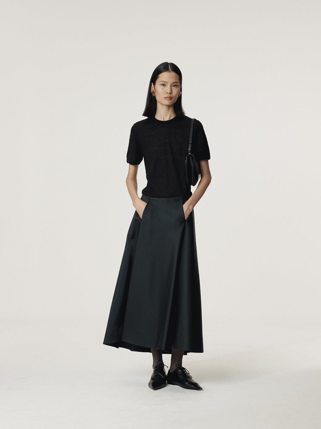 Recto - Circle Flare Skirt (Black) product image 4 | TRAB K-Fashion Australia
