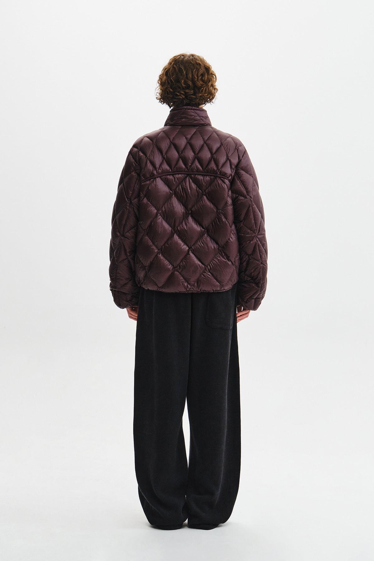 Matin Kim - Mix Quilted Light Down Jumper (Purple) product image 8 | TRAB K-Fashion Australia