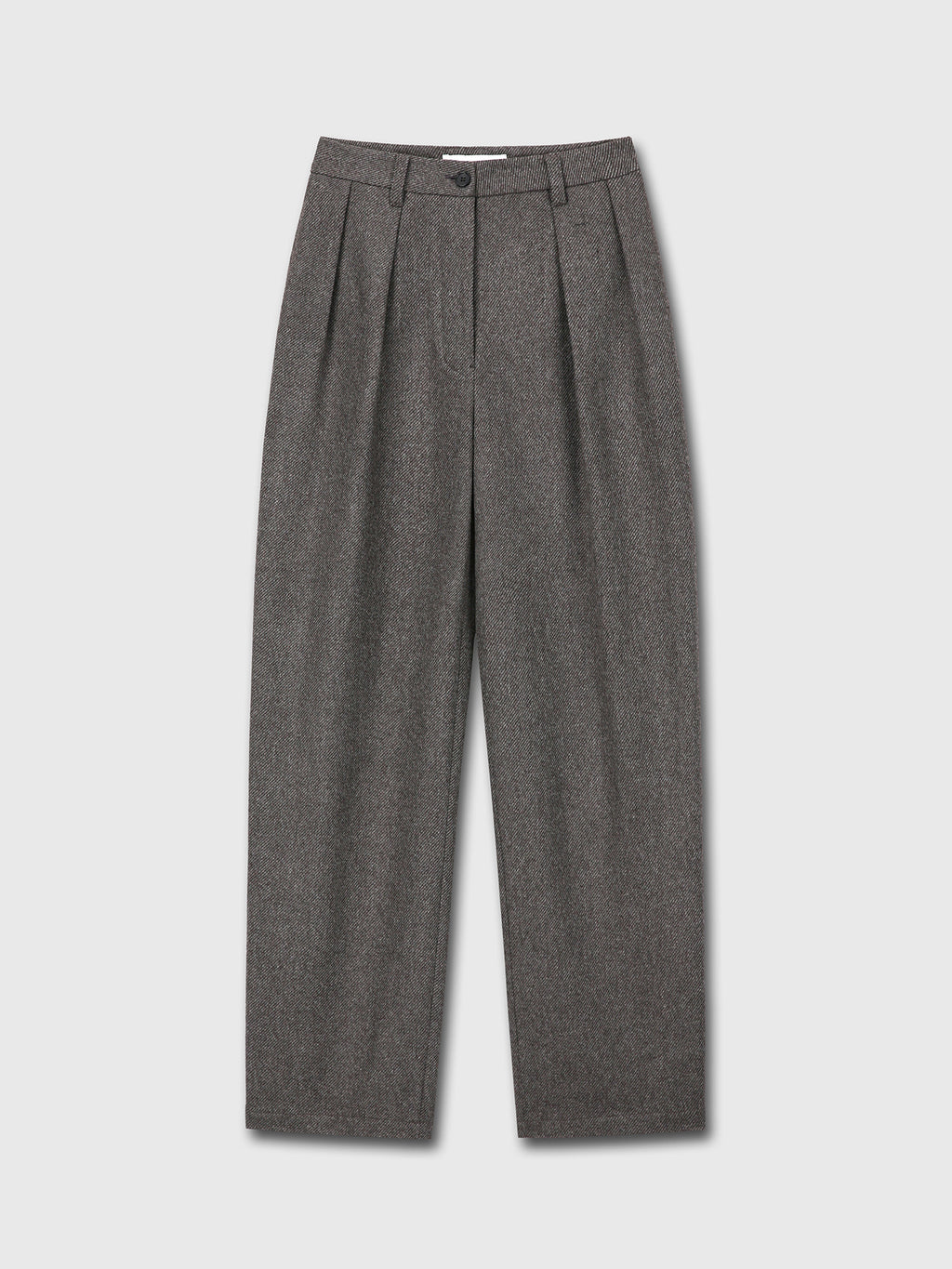 Tonywack - Relaxed Two-Pleated Wool Trousers (Grey) product image 7 | TRAB K-Fashion Australia