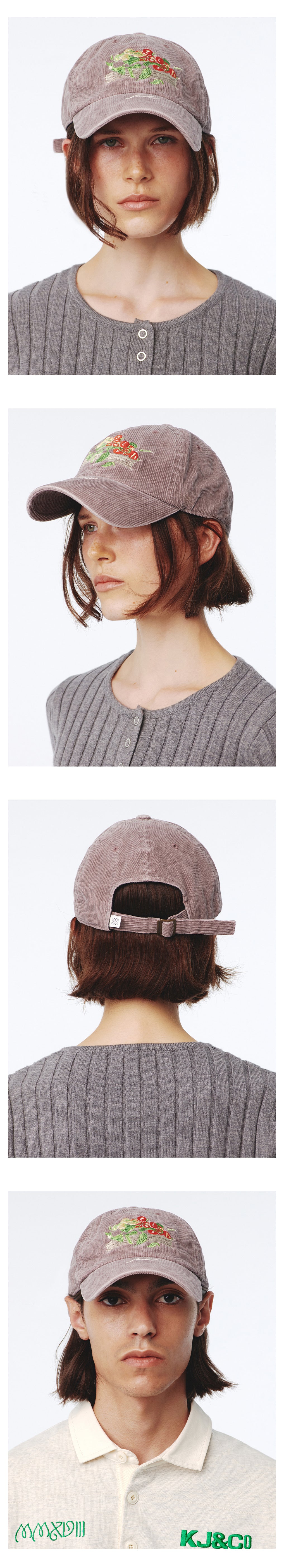 Kijun - PORTOFINO Cap Ash Violet product image 1 | TRAB K-Fashion Australia