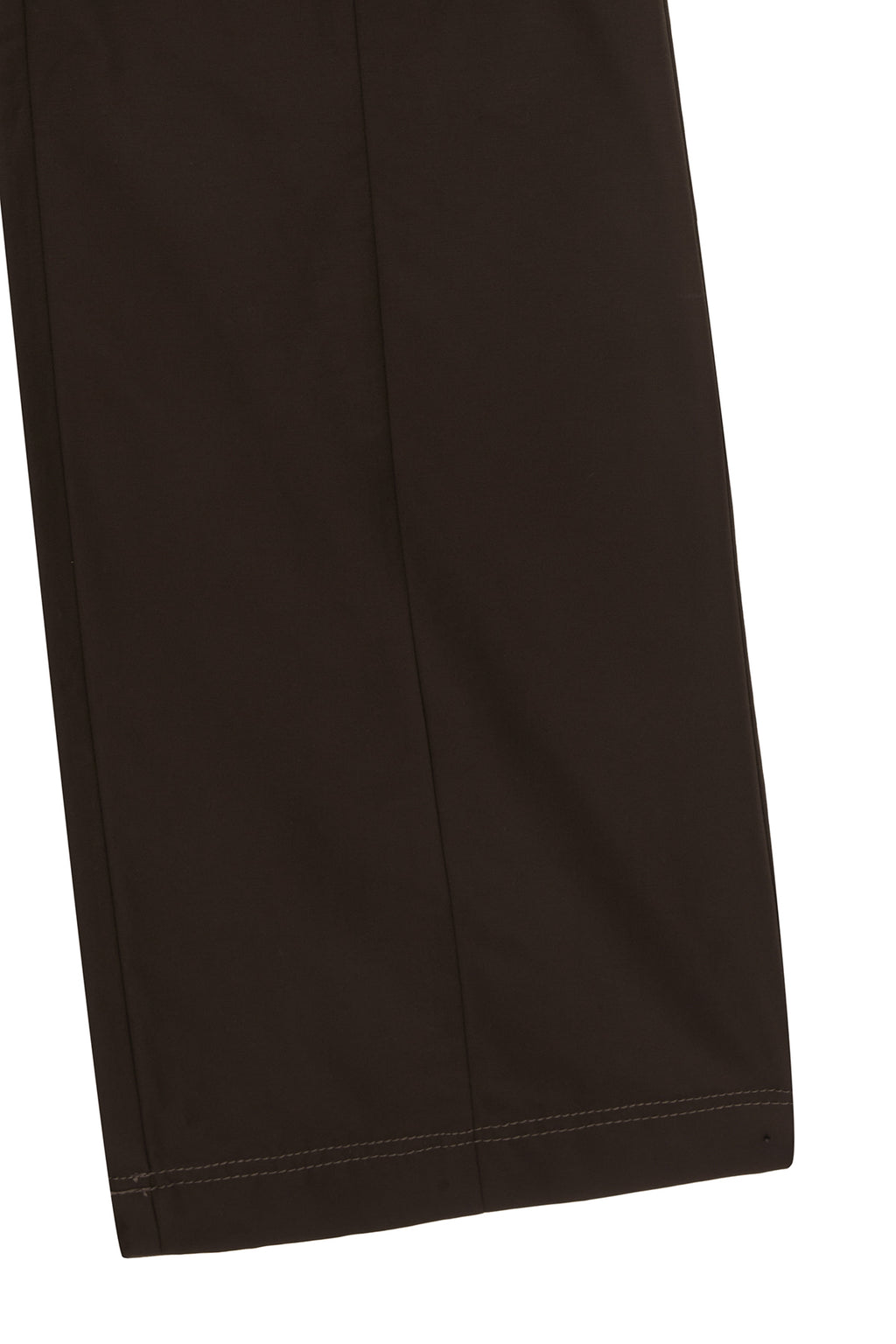 Matin Kim - Knee Point Tuck Wide Pants (Brown) product image 4 | TRAB K-Fashion Australia