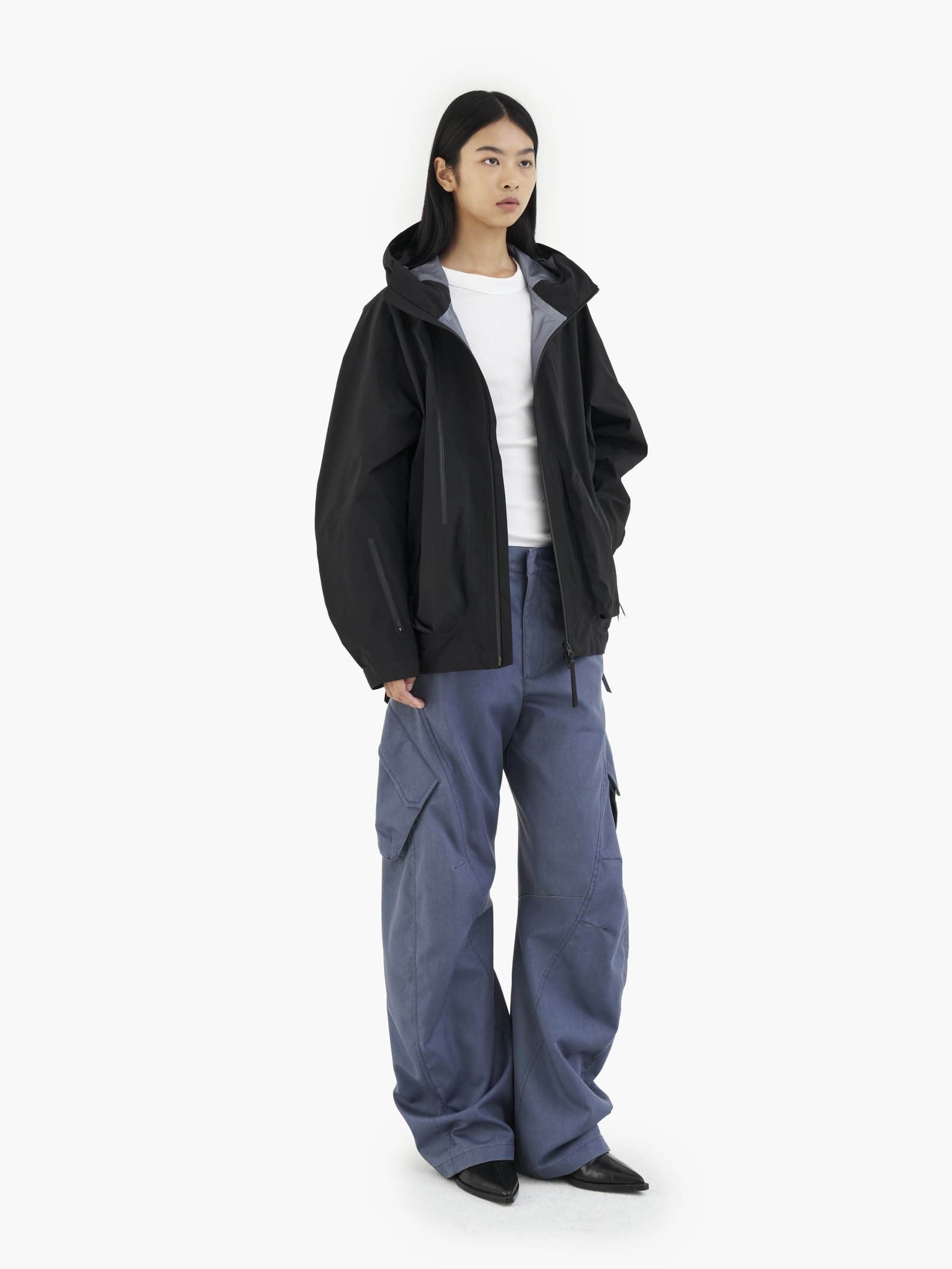 Jiyong Kim - Multi Pocket Trousers (Blue) product image 3 | TRAB K-Fashion Australia