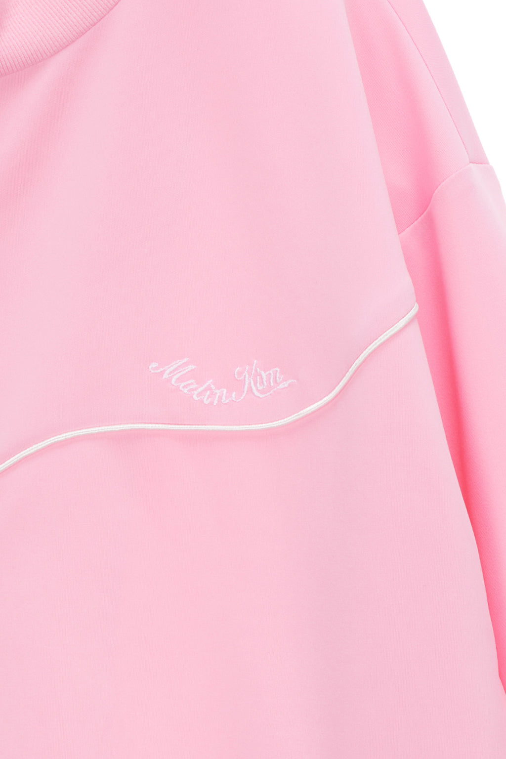 Matin Kim - Matin Kim Jersey Zip-up (Pink) product image 4 | TRAB K-Fashion Australia