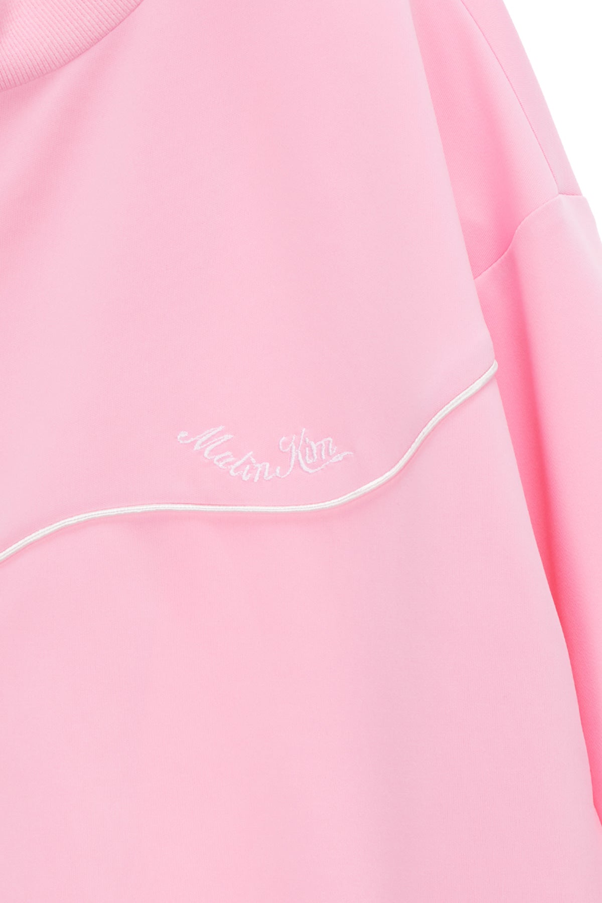 Matin Kim - Matin Kim Jersey Zip-up (Pink) product image 4 | TRAB K-Fashion Australia