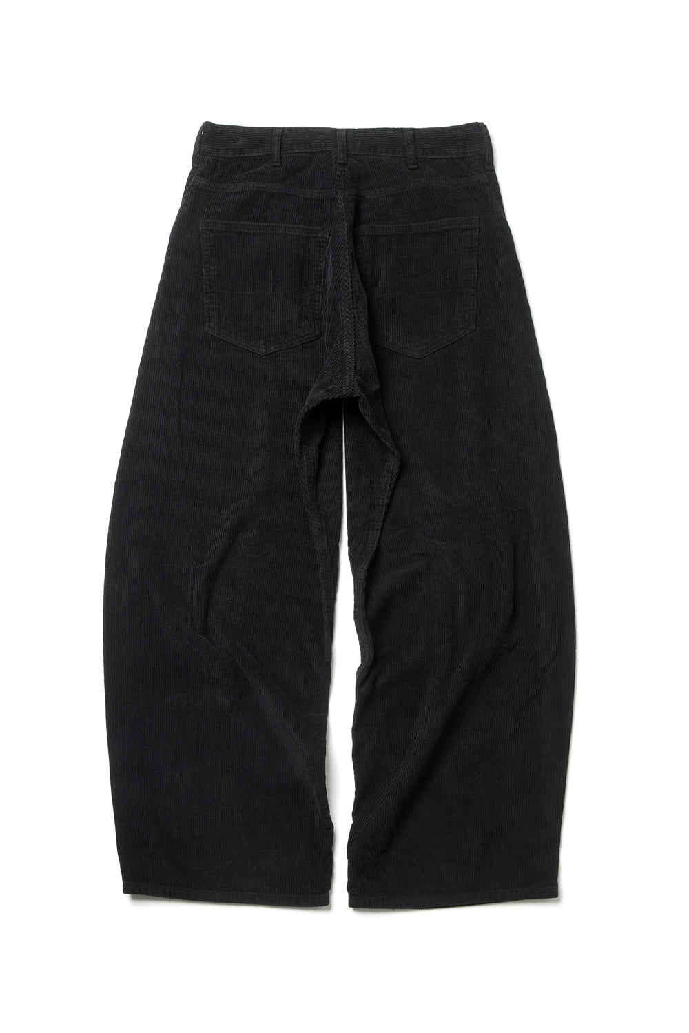 Hatchingroom - Wide Curve Pants Corduroy (Aged Black) product image 2 | TRAB K-Fashion Australia