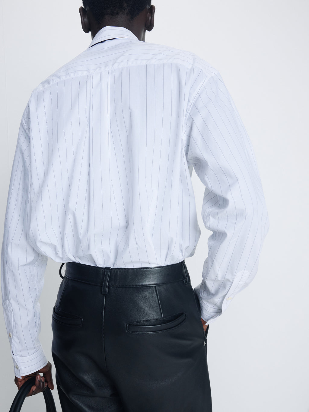Tonywack - High Density Striped Cotton Shirt (White) product image 8 | TRAB K-Fashion Australia