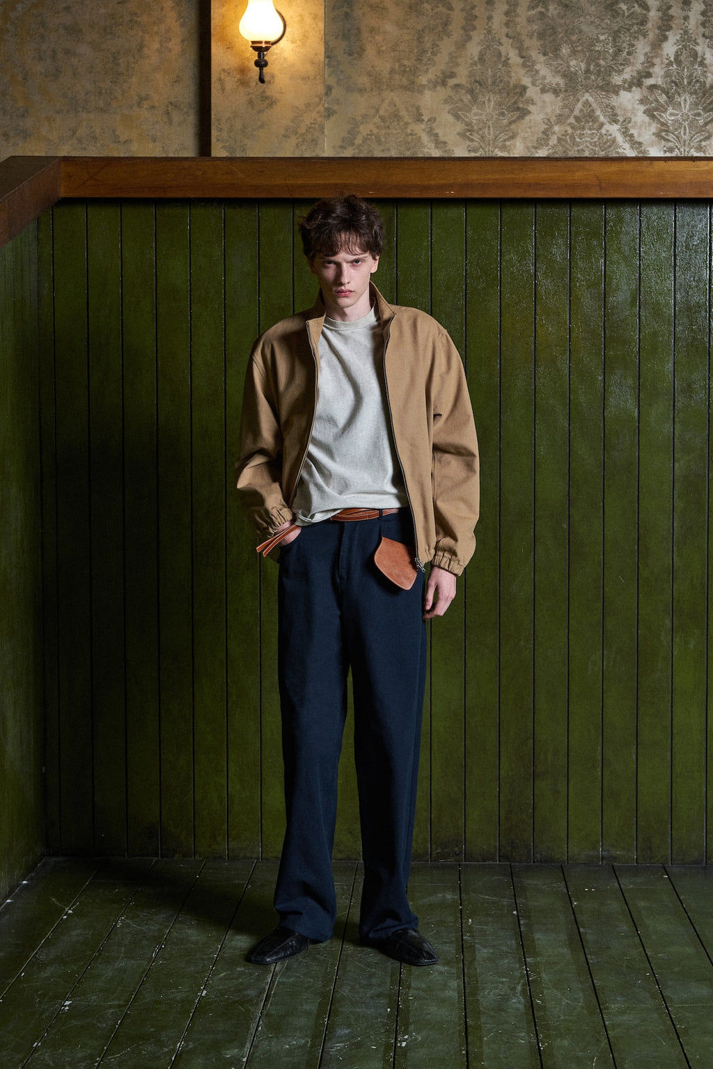 STU - Shift High-neck Jacket (Beige) product image 7 | TRAB K-Fashion Australia