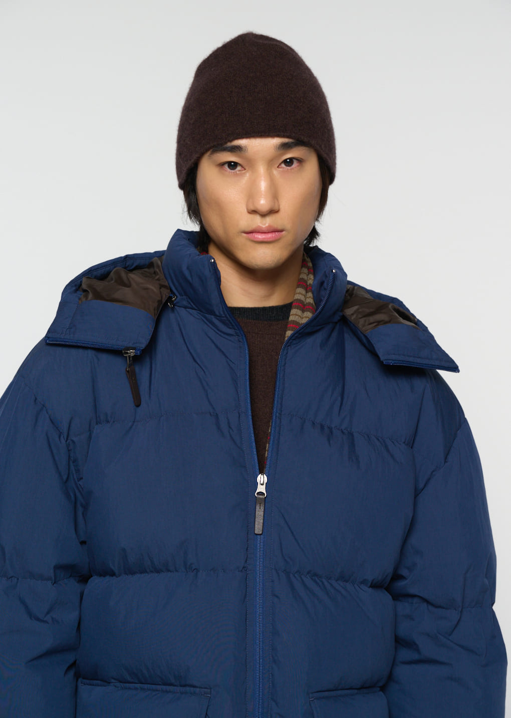 Amomento - [Pre-Order] mid down puffer (Blue) product image 6 | TRAB K-Fashion Australia