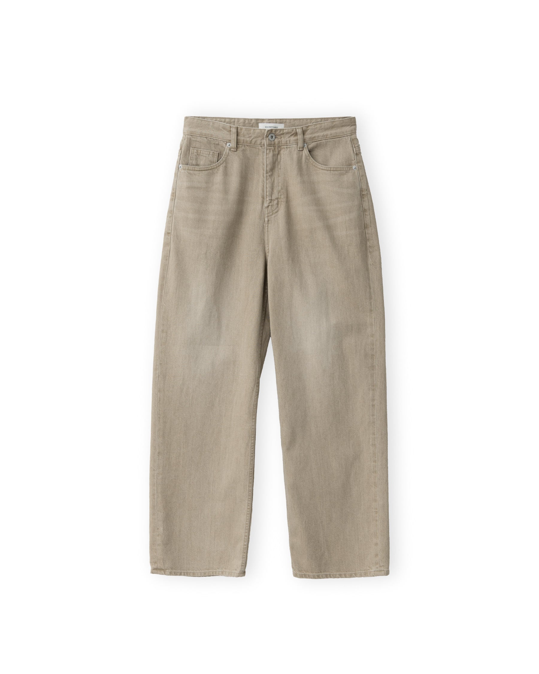 Brownyard - 5p Straight Denim (Beige) product image 1 | TRAB K-Fashion Australia