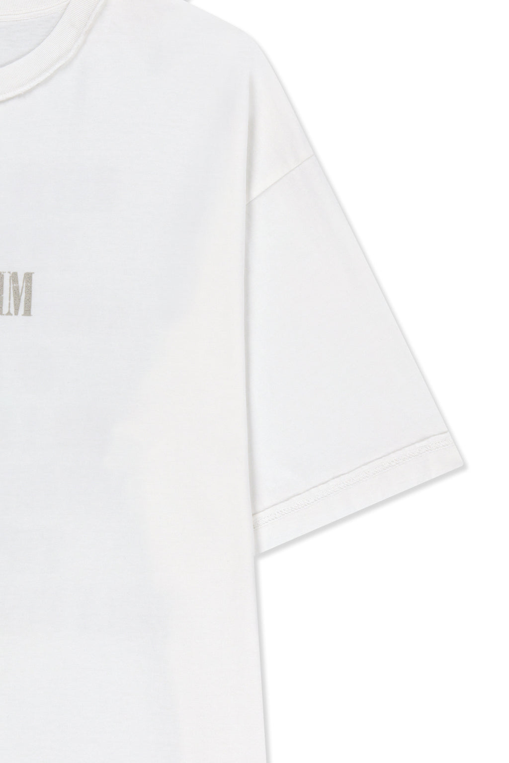 Matin Kim - Vintage Lettering Graffiti Top (White) product image 4 | TRAB K-Fashion Australia