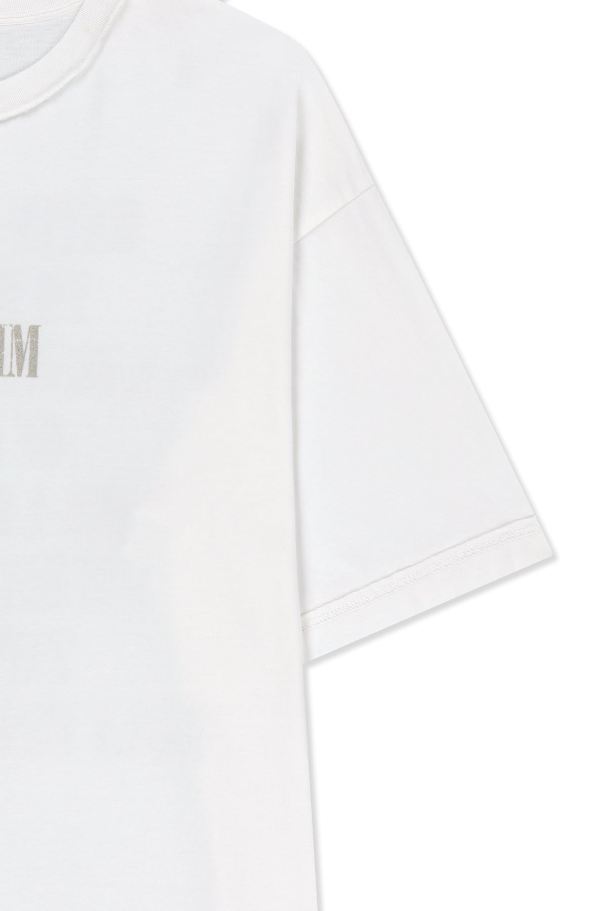 Matin Kim - Vintage Lettering Graffiti Top (White) product image 4 | TRAB K-Fashion Australia