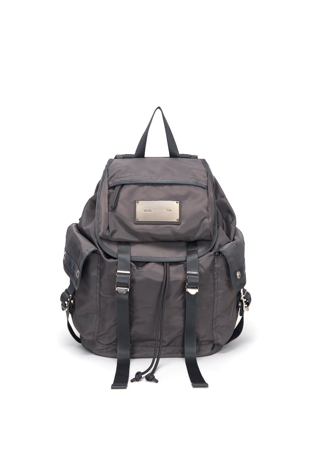 Matin Kim - Matin Pocket Utility Large Back Pack (Charcoal) product image 1 | TRAB K-Fashion Australia