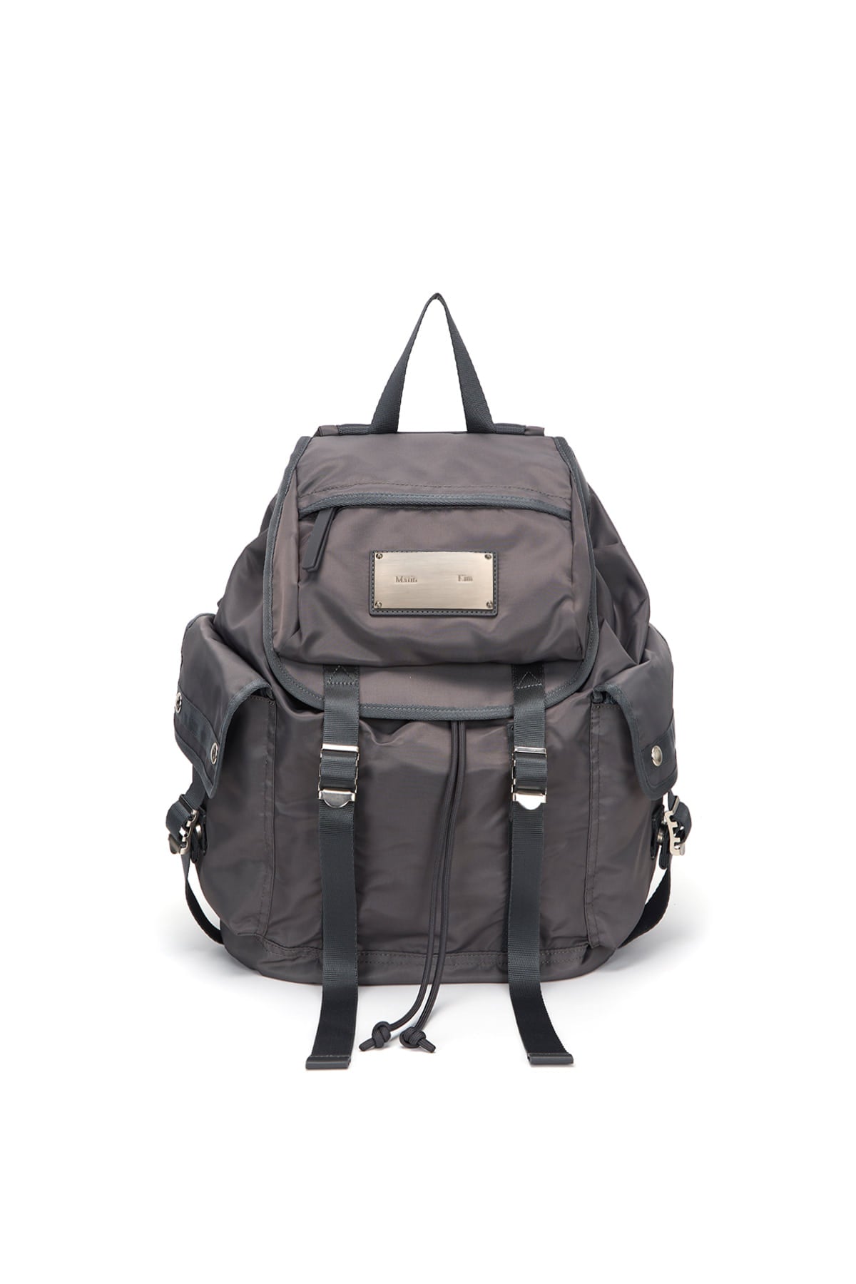 Matin Kim - Matin Pocket Utility Large Back Pack (Charcoal) product image 1 | TRAB K-Fashion Australia