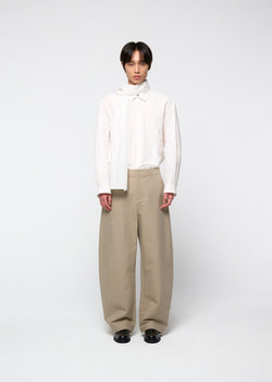 Amomento - Neck shirring shirt (White) product image 2 | TRAB K-Fashion Australia