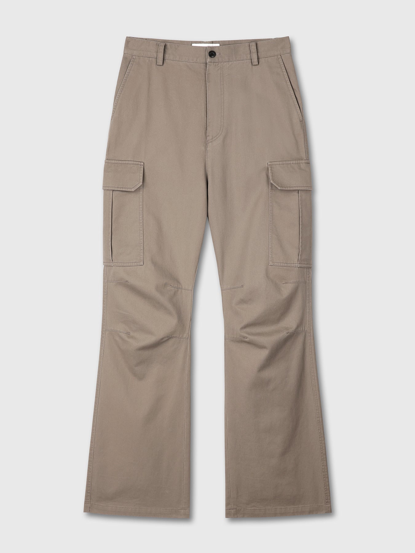 Tonywack - Washed Cotton Loose Flared Cargo Pants (Beige) product image 8 | TRAB K-Fashion Australia