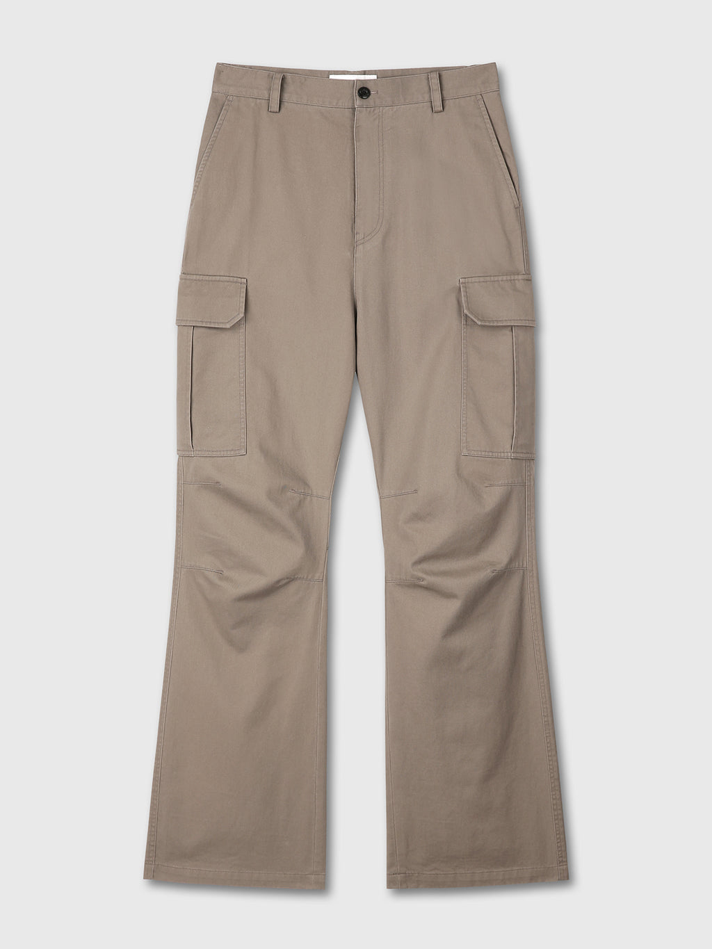 Tonywack - Washed Cotton Loose Flared Cargo Pants (Beige) product image 8 | TRAB K-Fashion Australia