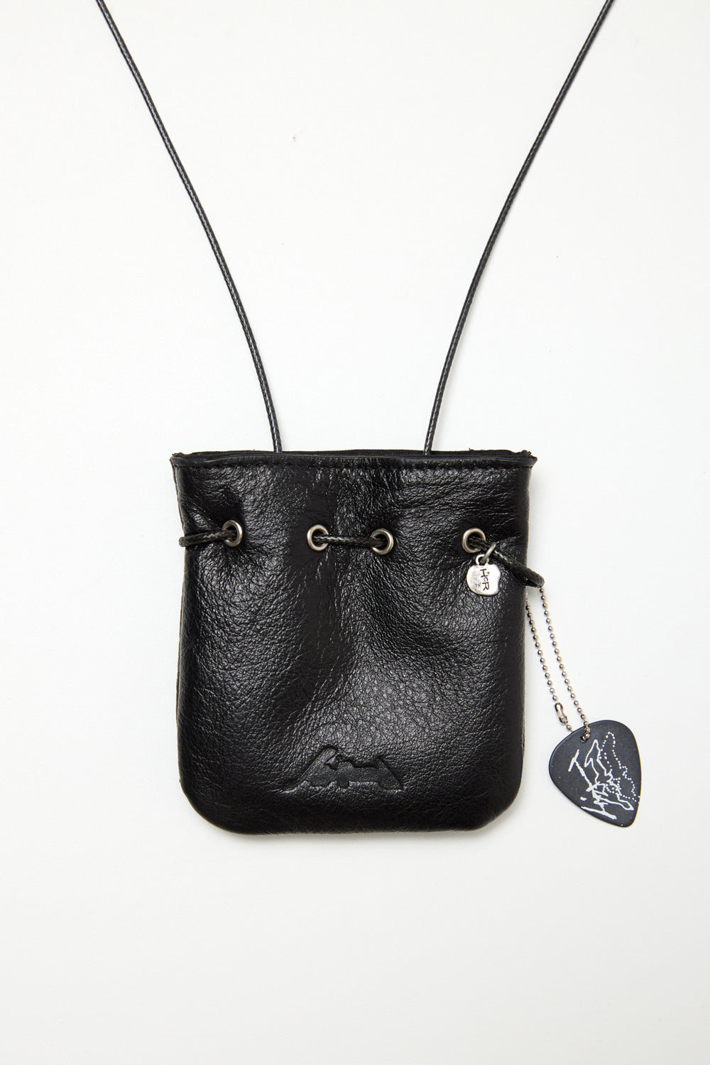 Hatchingroom - Shirakami Woods Leather Pick Pouch (Black) product image 6 | TRAB K-Fashion Australia