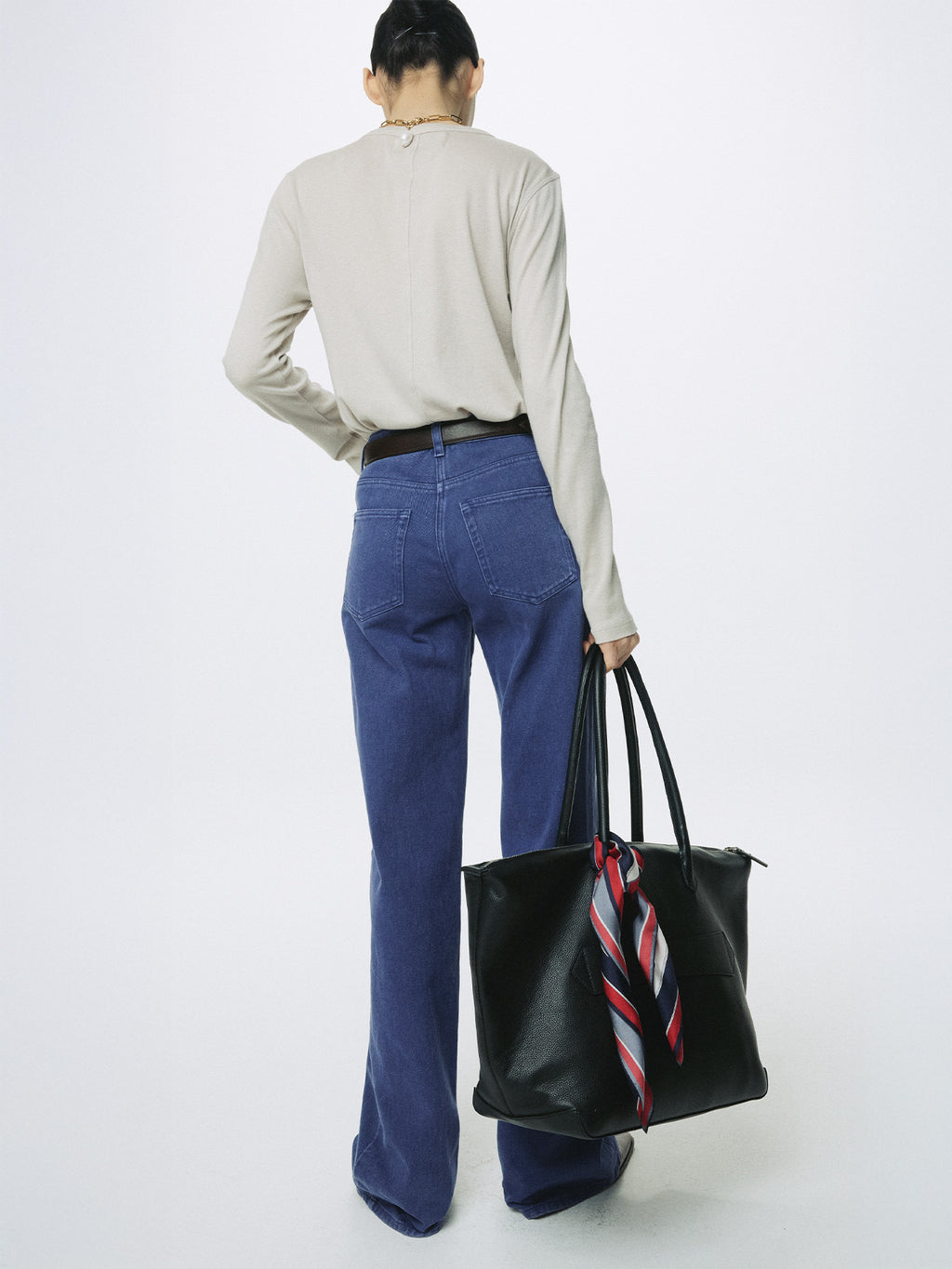 Tonywack - Washed Cotton Straight Pants (Washed Blue) product image 3 | TRAB K-Fashion Australia