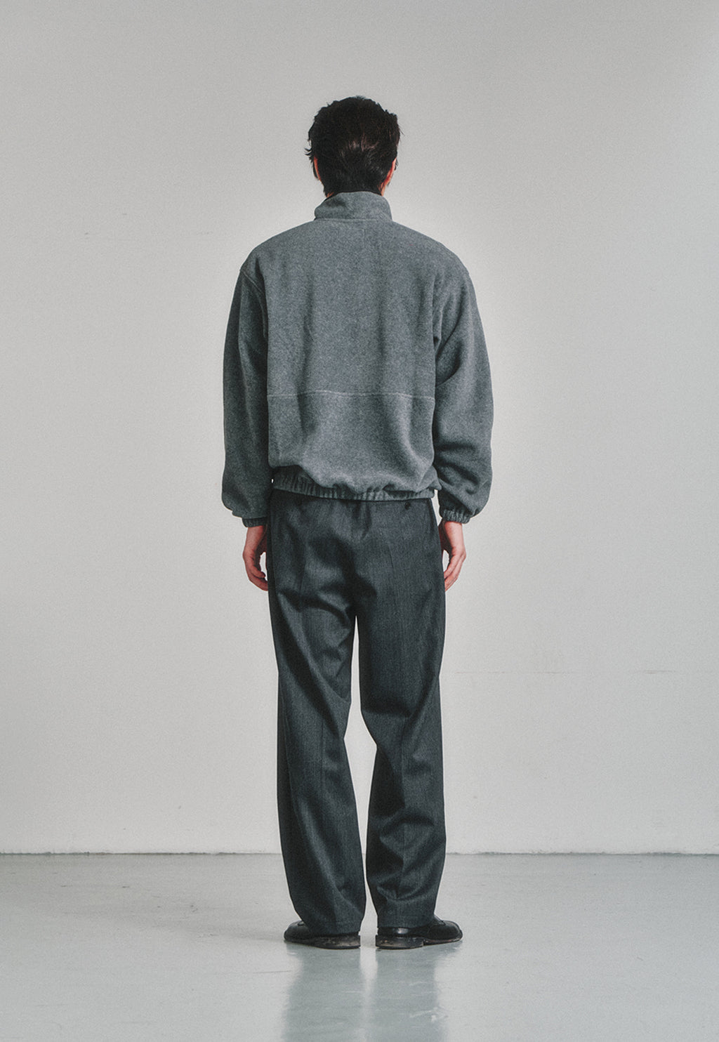 Art if acts - Fleece Half Zip Pullover (Grey) product image 3 | TRAB K-Fashion Australia